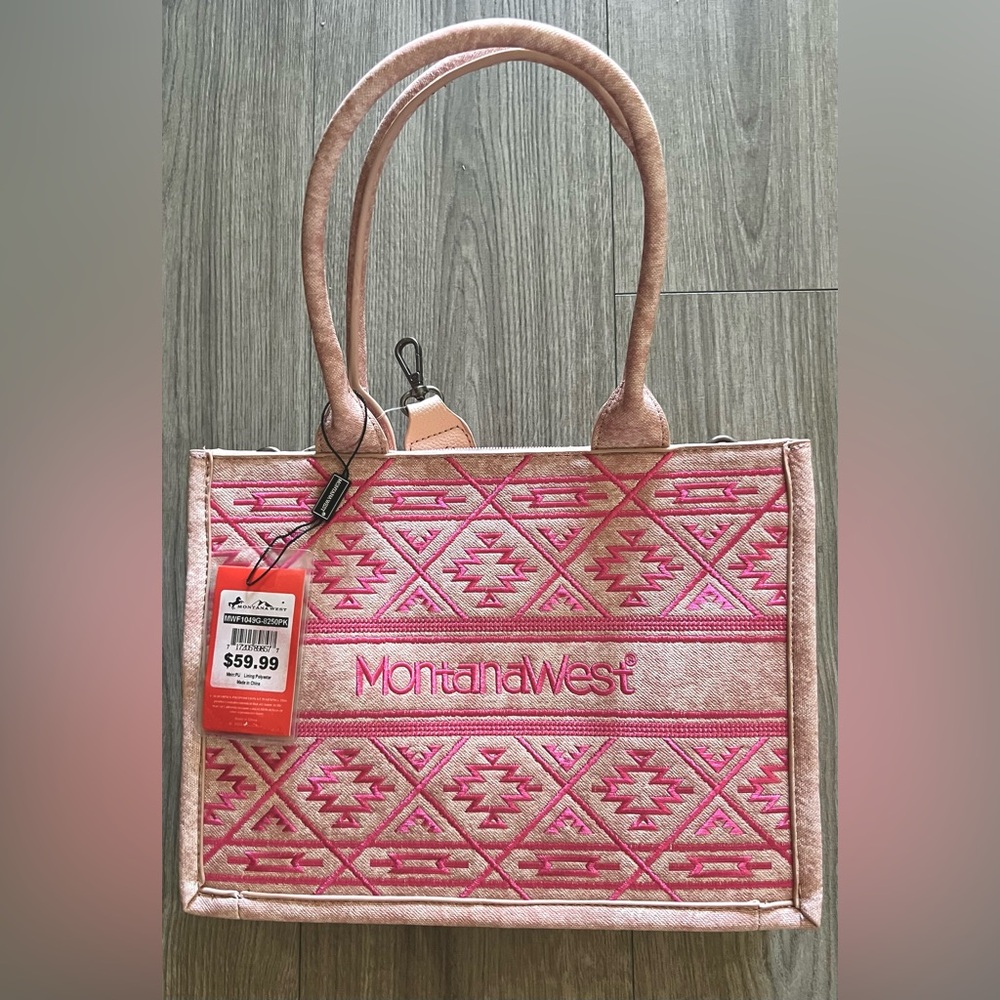 BRAND NEW!!! Montana West Pink Tote Bag